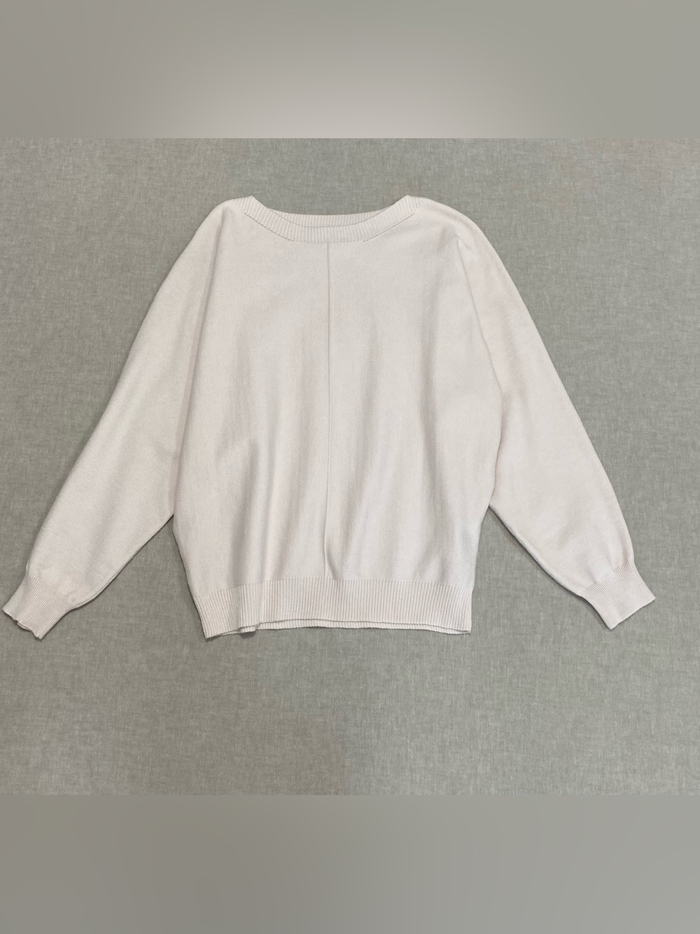 Magaschoni Soft Batwing Sweater Sz L Light pink  Boatneck Cozy